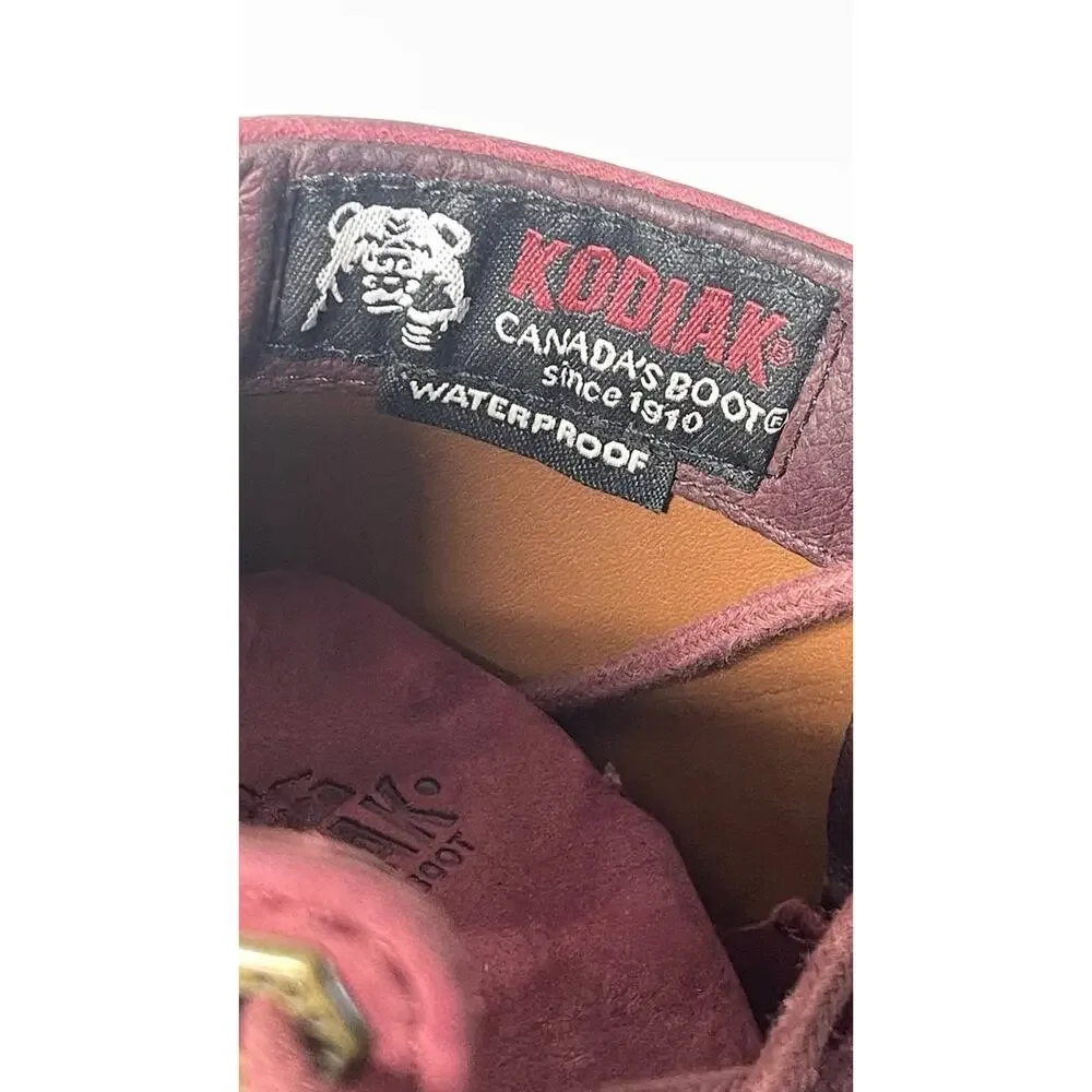 Kodiak Canada's Boots‎ Waterproof Red Suede Leather Women’s Sz US 5 Gorpcore